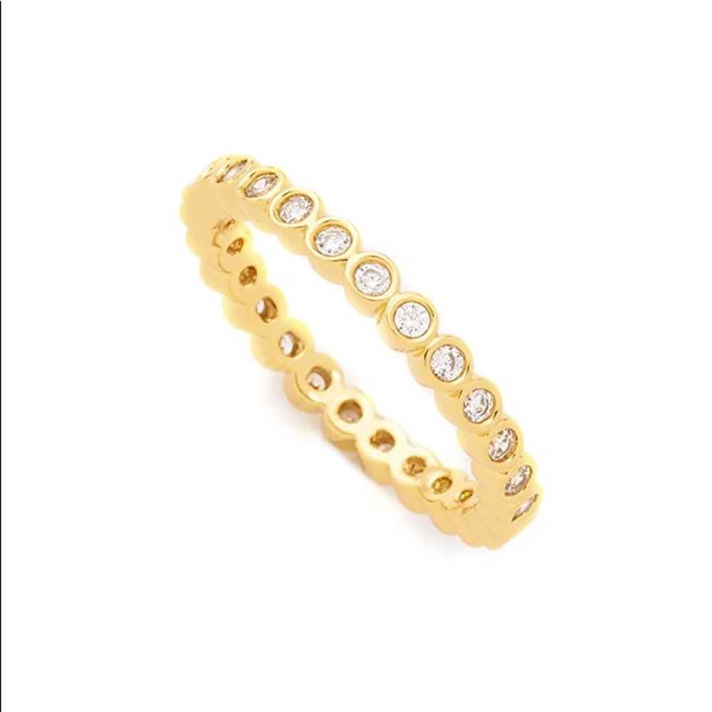 Gorjana 18k gold plated Candice Shimmer Ring